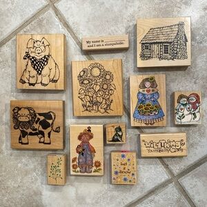🌼 Wood Stamp bundle